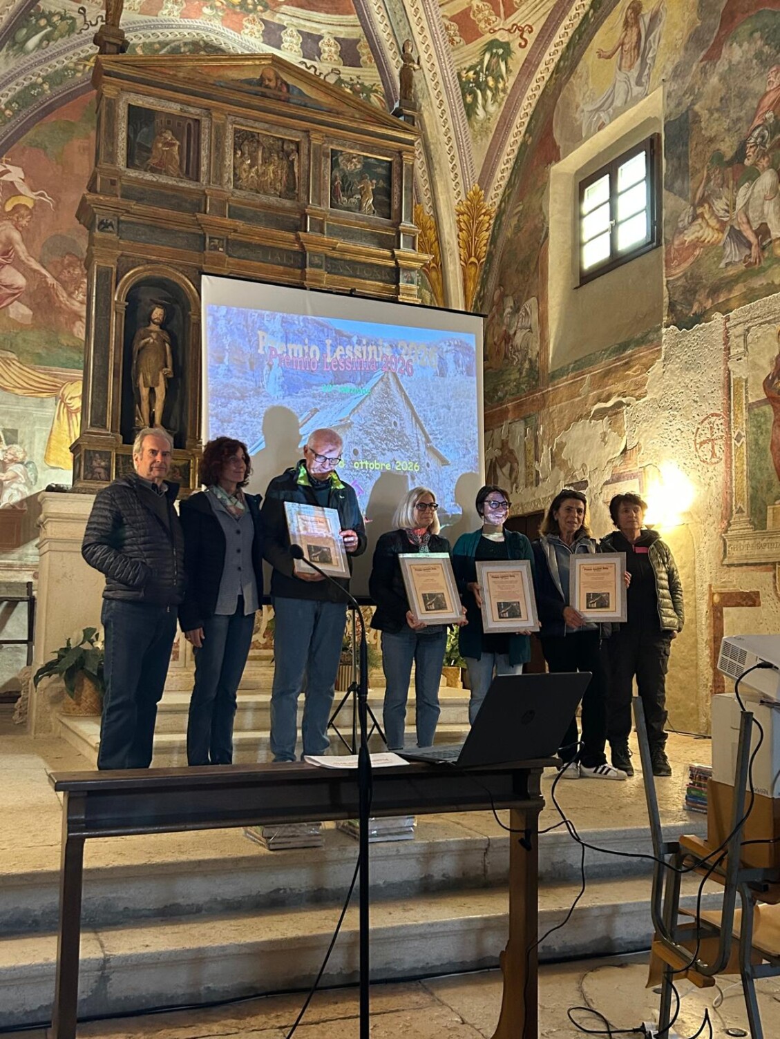 Premio Lessinia 2026 assegnato all'Apiario Sociale della Pro Loco Molina di Fumane APS